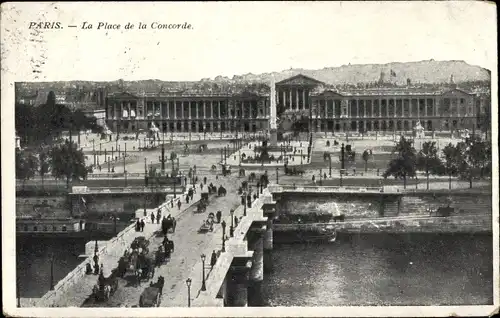 Ak Paris VIII., Place de la Concorde