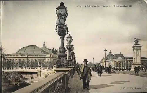Ak Paris VIII Élysée, Pont Alexandre III