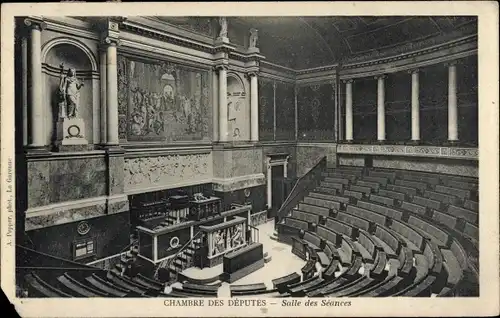 Ak Paris VII, Palais Bourbon, Chambre des Députés, Salle des Seances