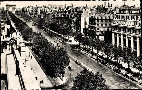 Ak Paris VIII, Avenue des Champs Élysées