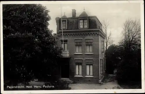 Ak Papendrecht Südholland, Niederlande. Rev. Pfarrhaus