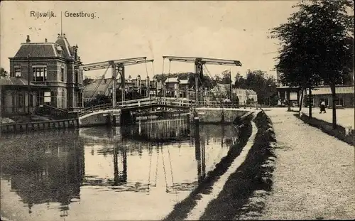 Ak Rijswijk Südholland Niederlande, Geestbrug