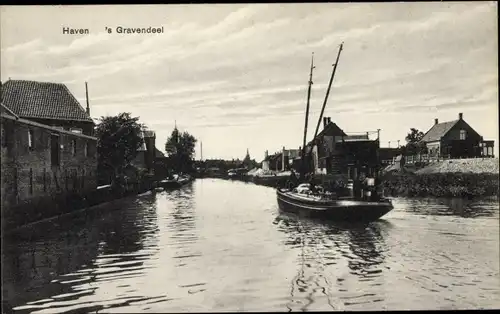 Ak's Gravendeel Südholland, Hafen