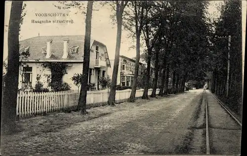 Ak Voorschoten Südholland, Haagsche Straatweg