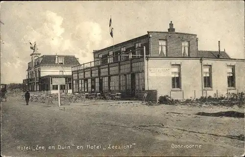 Ak Oostvoorne aan Zee Südholland, Hotel Zee en Duin, Hotel Zeezicht