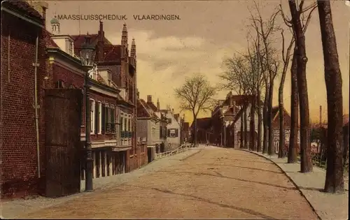 Ak Vlaardingen Südholland, Maassluisschedijk