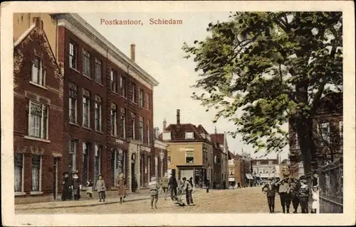 Ak Schiedam Südholland Niederlande, Postkantoor