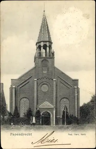 Ak Papendrecht Südholland, Kirche