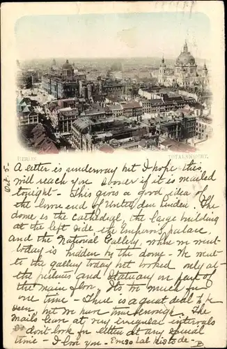 Ak Berlin Mitte, Panorama, Schloss, Dom