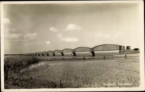 Ak Dordrecht Südholland Niederlande, Spoorbrug