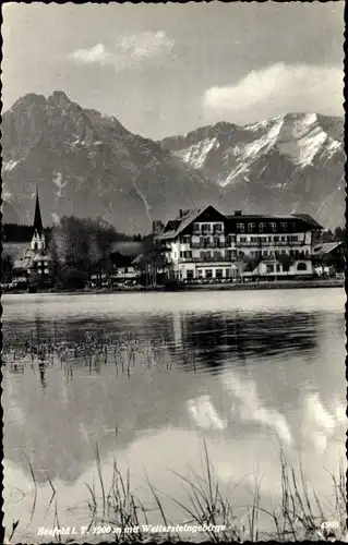 Ak Seefeld in Tirol, mit Wettersteingebirge