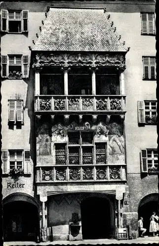 Ak Innsbruck in Tirol, Goldenes Dachl, Höblinghaus