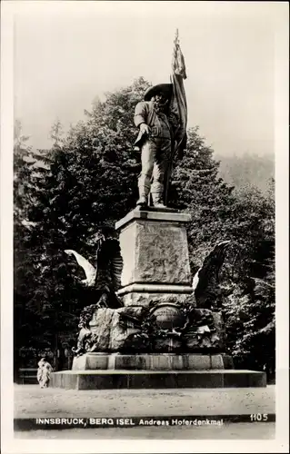 Ak Innsbruck in Tirol, Berg Isel, Andreas Hoferdenkmal