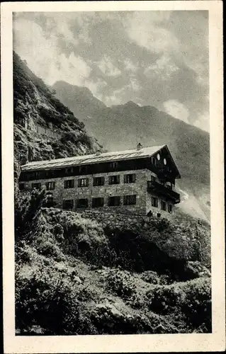 Ak Scharnitz in Tirol, Karwendelhaus
