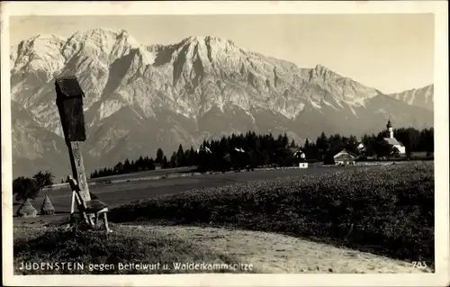 Ak Judenstein bei Hall Tirol, Teilansicht, Gasthof, Bettelwurf, Walderkammspitze