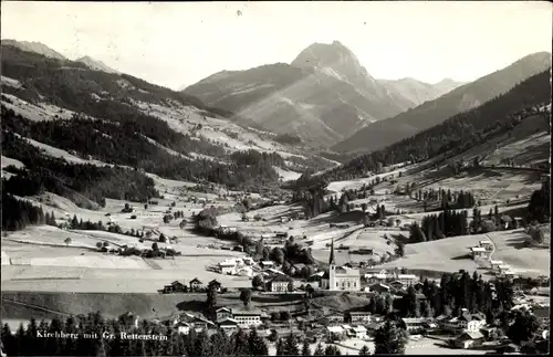 Ak Kirchberg in Tirol, Gesamtansicht, Großer Rettenstein