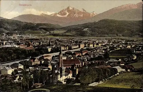 Ak Innsbruck in Tirol, Gesamtansicht