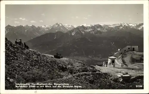 Ak Innsbruck in Tirol, Innsbrucker Nordkettenbahn, Bergstation