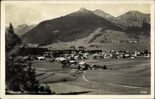 Ak Ehrwald in Tirol, Gesamtansicht, Biberwier, Lermoos