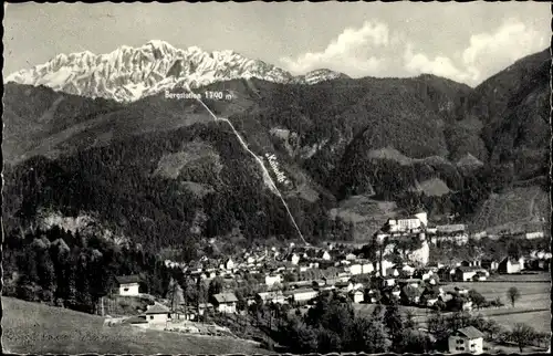 Ak Kufstein in Tirol, Ort gegen Wilden Kaiser