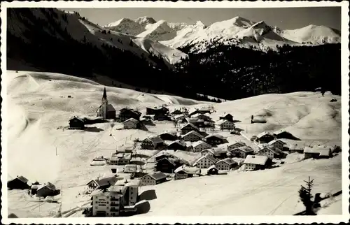 Ak Berwang in Tirol, Panorama im Winter