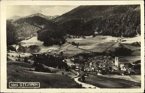 Ak Steinach in Tirol Österreich, Blick zum Ort, Berge