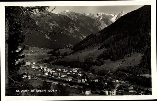 Ak Sankt Anton am Arlberg Tirol Österreich, Panorama