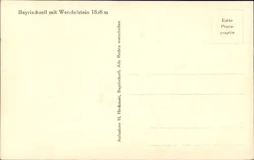 Ak Bayrischzell im Mangfallgebirge Oberbayern, Gesamtansicht, Wendelstein