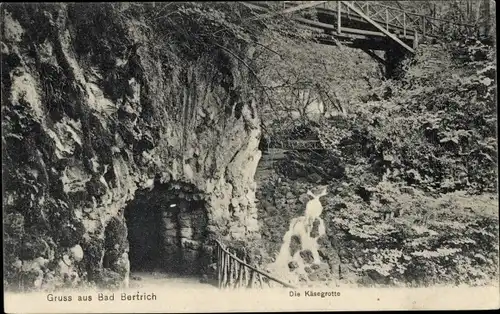 Ak Bad Bertrich an der Mosel Eifel, Käsegrotte