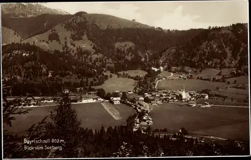 Ak Bayrischzell im Mangfallgebirge Oberbayern, Blick vom Seeberg