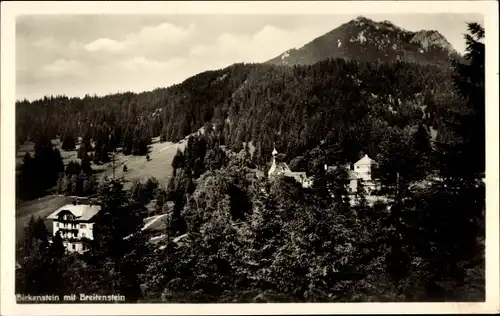 Ak Birkenstein Fischbachau in Oberbayern, Ortsansicht, Breitenstein