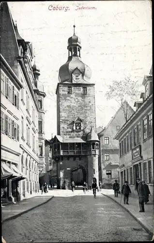 Ak Coburg in Oberfranken, Judenturm