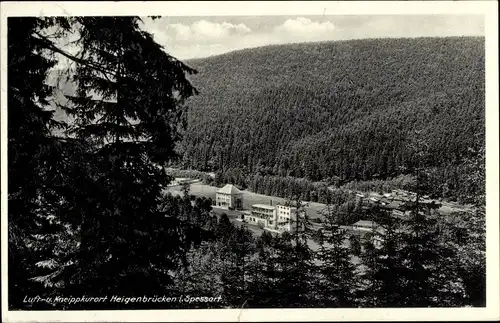 Ak Heigenbrücken im Spessart Unterfranken, Ortspartie