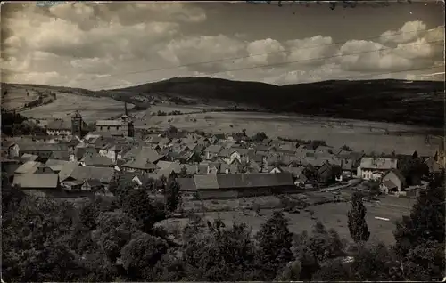 Ak Bischofsheim vor der Rhön Unterfranken, Ortspanorama