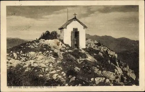 Ak Oberaudorf in Oberbayern, Brünnsteinhaus