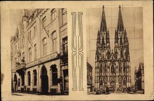 Ak Köln am Rhein, Fränkischer Hof, Comödienstraße 32-36, Dom