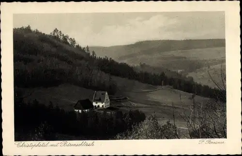 Ak Freudenstadt im Schwarzwald, Christophstal, Bärenschlössle