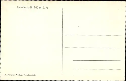 Ak Freudenstadt im Schwarzwald, Christophstal, Bärenschlössle