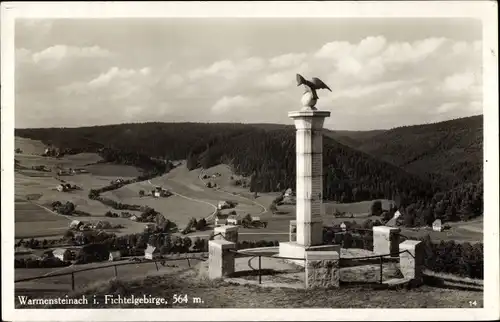 Ak Warmensteinach Oberfranken Bayern, Kriegerdenkmal