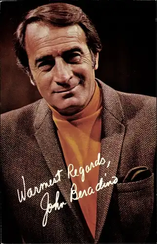 Ak Schauspieler John Beradino, Portrait, General Hospital, Autogramm