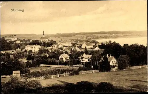 Ak Starnberg in Oberbayern, Ortsansicht, Kirche