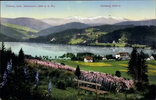 Ak Titisee Neustadt im Breisgau Hochschwarzwald, Panorama, Feldberg