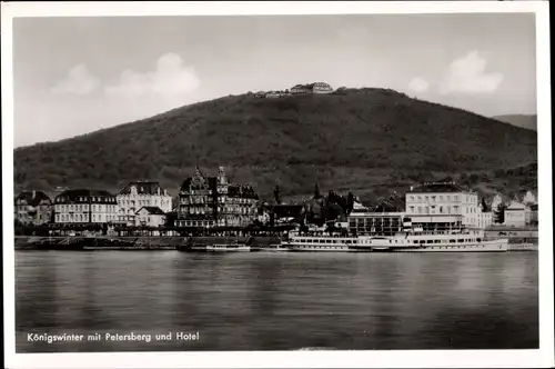 Ak Königswinter am Rhein, Petersberg und Hotel