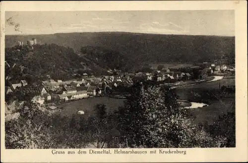 Ak Helmarshausen Bad Karlshafen in Hessen, Diemeltal, Kruckenburg