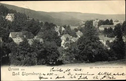 Ak Elgersburg in Thüringen, Ortspartie