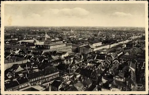 Ak München, Blick v. Frauenturm auf Residenz u. Staatstheater