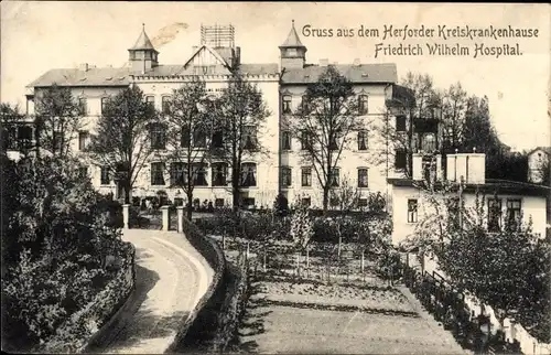 Ak Herford in Nordrhein Westfalen, Kreiskrankenhaus Friedrich Wilhelm Hospital