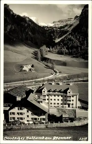 Ak Brenner Brennero Südtirol, Deutsches Zollamt