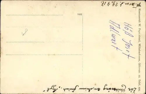 Foto Ak Deutscher Seemann in Uniform, Matrosen-Division, Josef Höß, Adlwart, Wilhelmshaven 1917