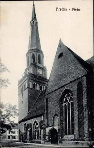 Ak Stadt Prettin Annaburg im Kreis Wittenberg, Kirche